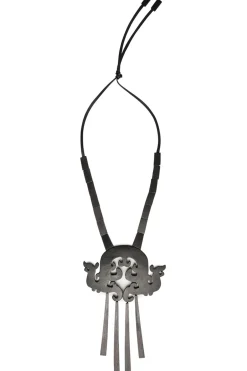 Natori Necklaces-Acacia Wood Fringe Necklace