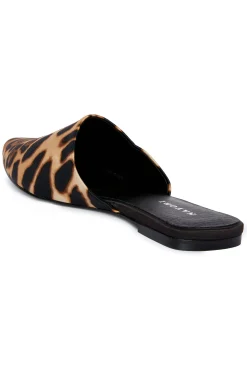Natori Slides-Adore Luxe Leopard Satin Slide