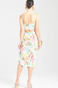 Natori Pants, Skirts & Shorts-Amanpulo Cotton Poplin Wrap Skirt