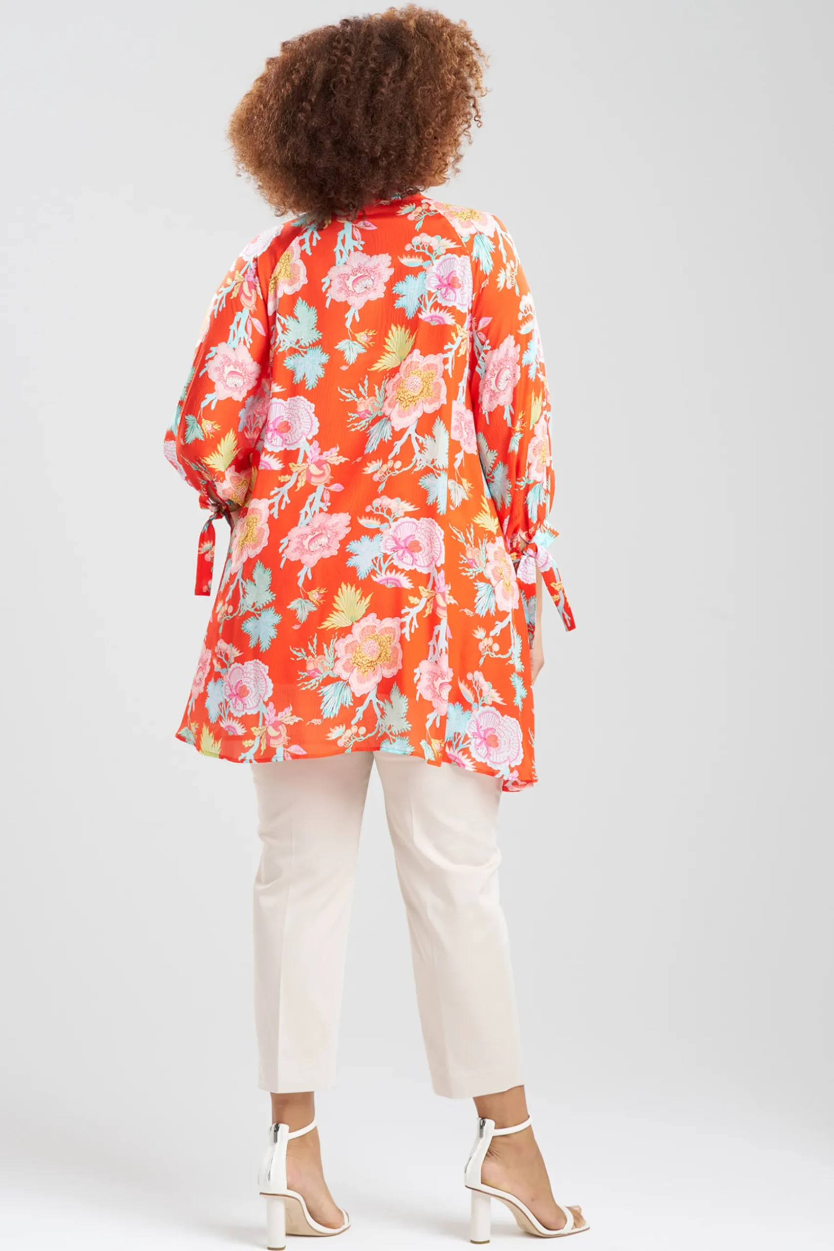 Natori Tops, Shirts & Tunics-Amanpulo Obi Silk Oversized Top