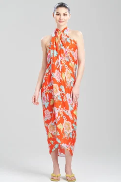 Natori Pareos-Amanpulo Obi Silk Pareo
