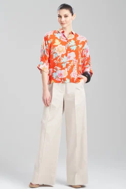 Natori Tops, Shirts & Tunics-Amanpulo Obi Silk Top