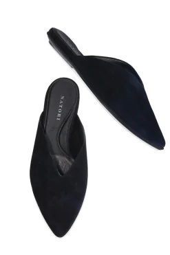 Natori Slides-Amour Suede Slide