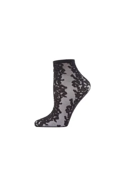 Natori Socks-Animal Sheer Shortie Socks