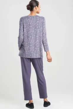 Natori Pajama Tops-Animale Printed Mirage Top
