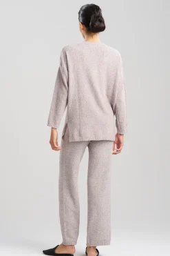 Natori Lounge Tops-Aura Heather V-Neck Top