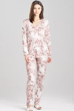 Natori Pajama Sets-Balsam Cozy Knit V-Neck PJ
