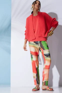 Natori Knitwear-Beijing Textured Knit Crop Cardigan