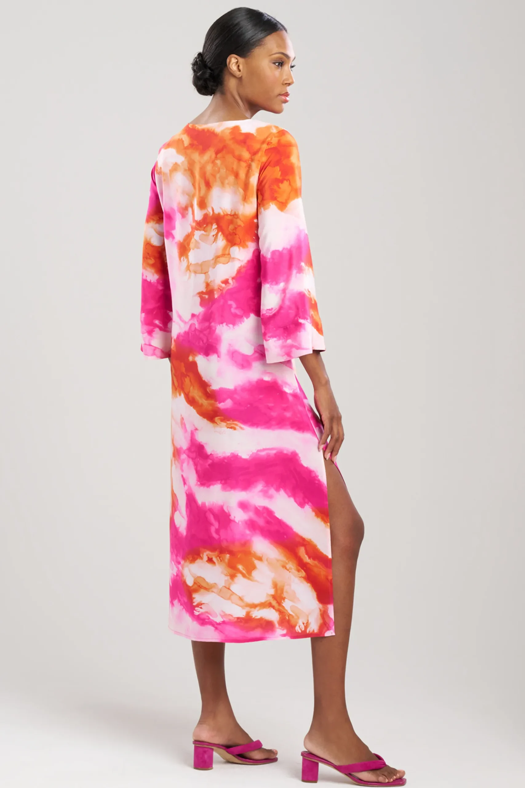 Natori Caftan Dresses-Biarritz Silk Caftan