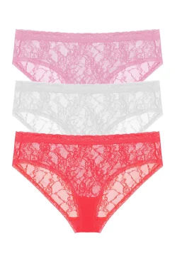 Natori Briefs-Bliss Allure One-Size Lace Girl Brief 3-Pack