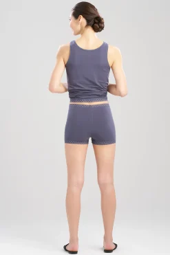 BOY Natori Boy Shorts|Pajama Bottoms-Bliss Cotton Shorts