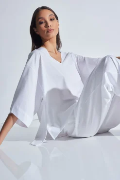 Natori Spa & Wellness|Lounge Tops-Bliss Essentials V-Neck Top