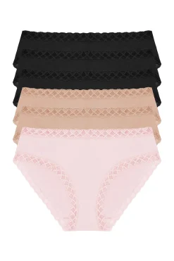 Natori Briefs-Bliss Girl Brief 6-Pack