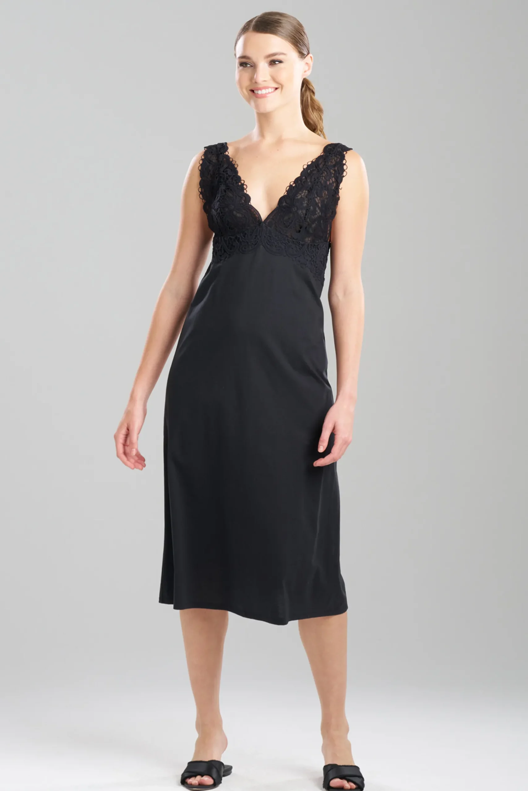 Natori Gowns|Bridal Gowns-Bliss Harmony Lace V-Neck Gown
