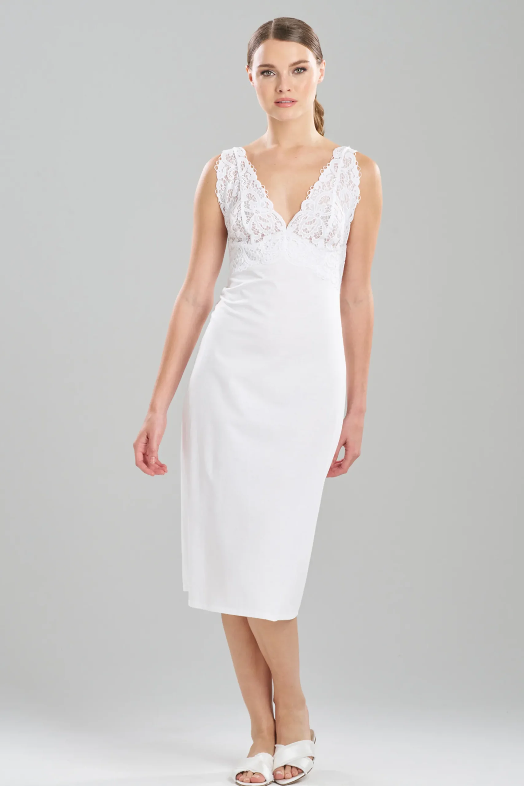Natori Gowns|Bridal Gowns-Bliss Harmony Lace V-Neck Gown