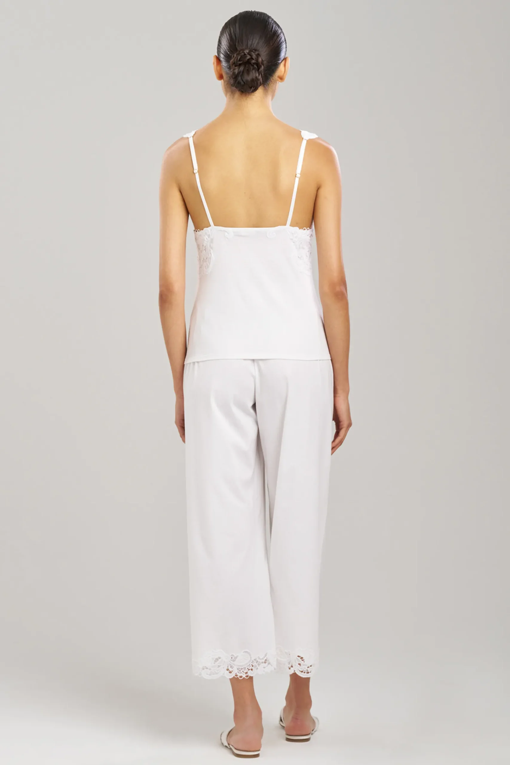 Natori Pajama Tops|Lounge Tops-Bliss Harmony Lace V-Neck Cami