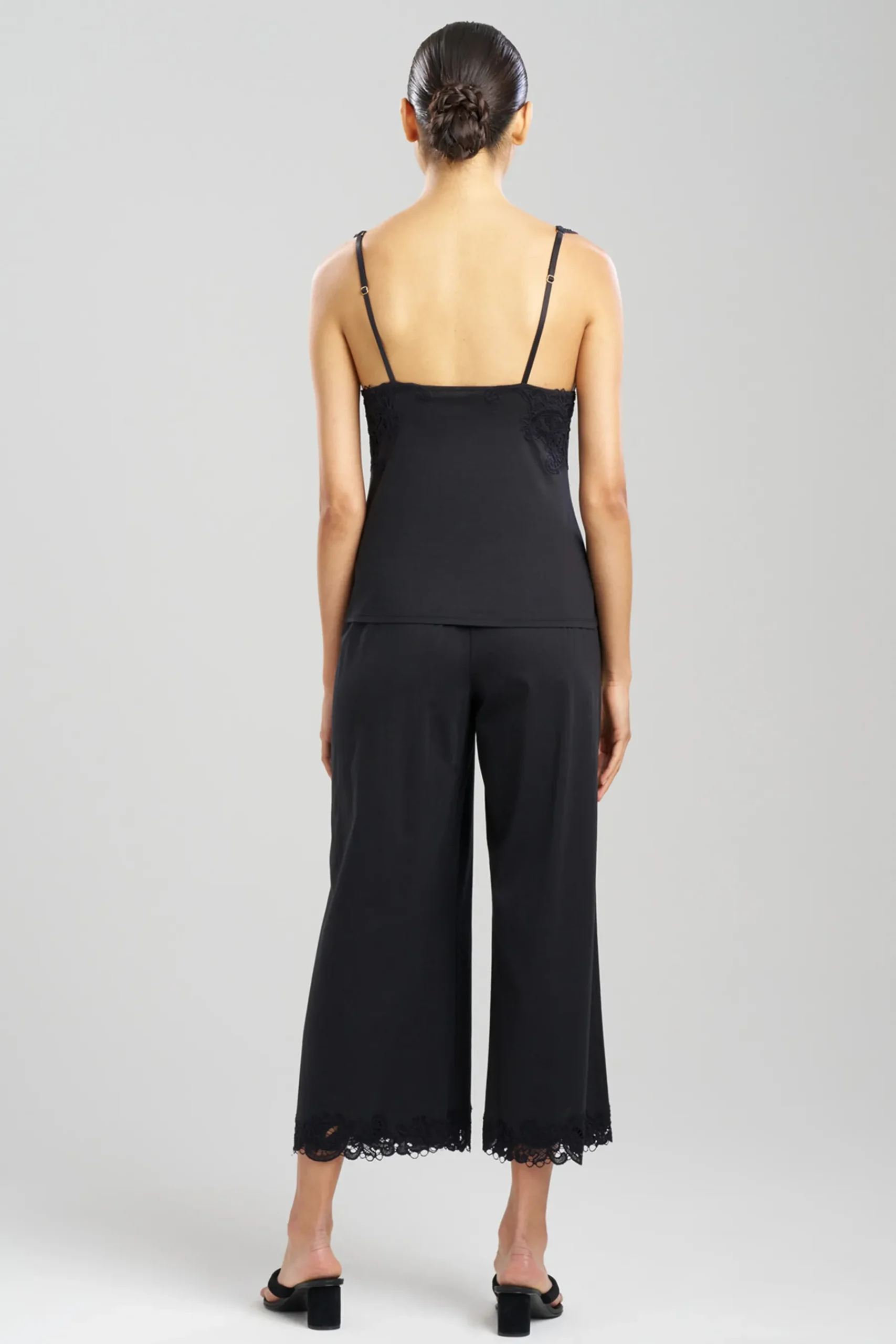 Natori Pajama Tops|Lounge Tops-Bliss Harmony Lace V-Neck Cami