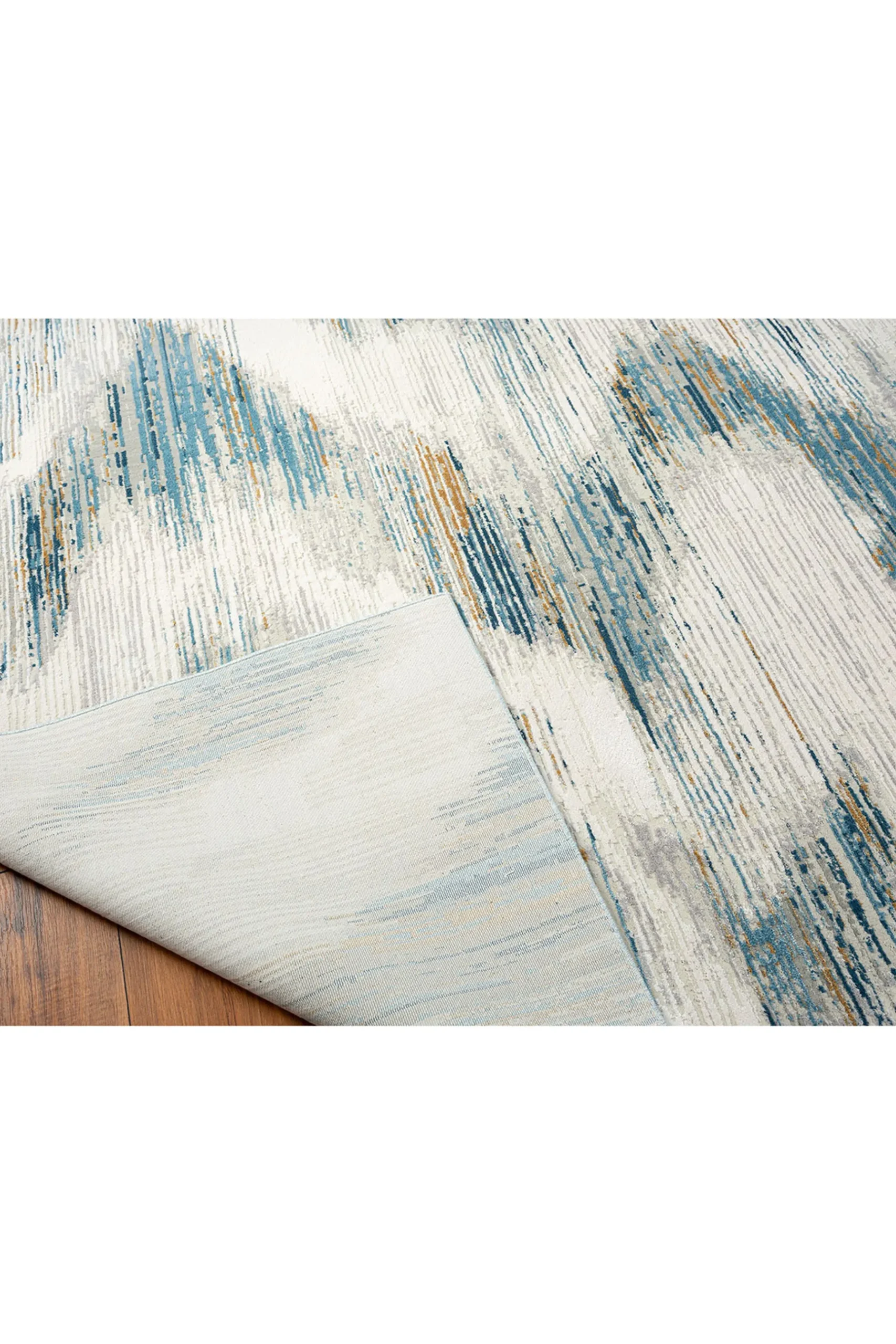 Natori Rugs-Bliss- Ikat Blue/Grey Rug