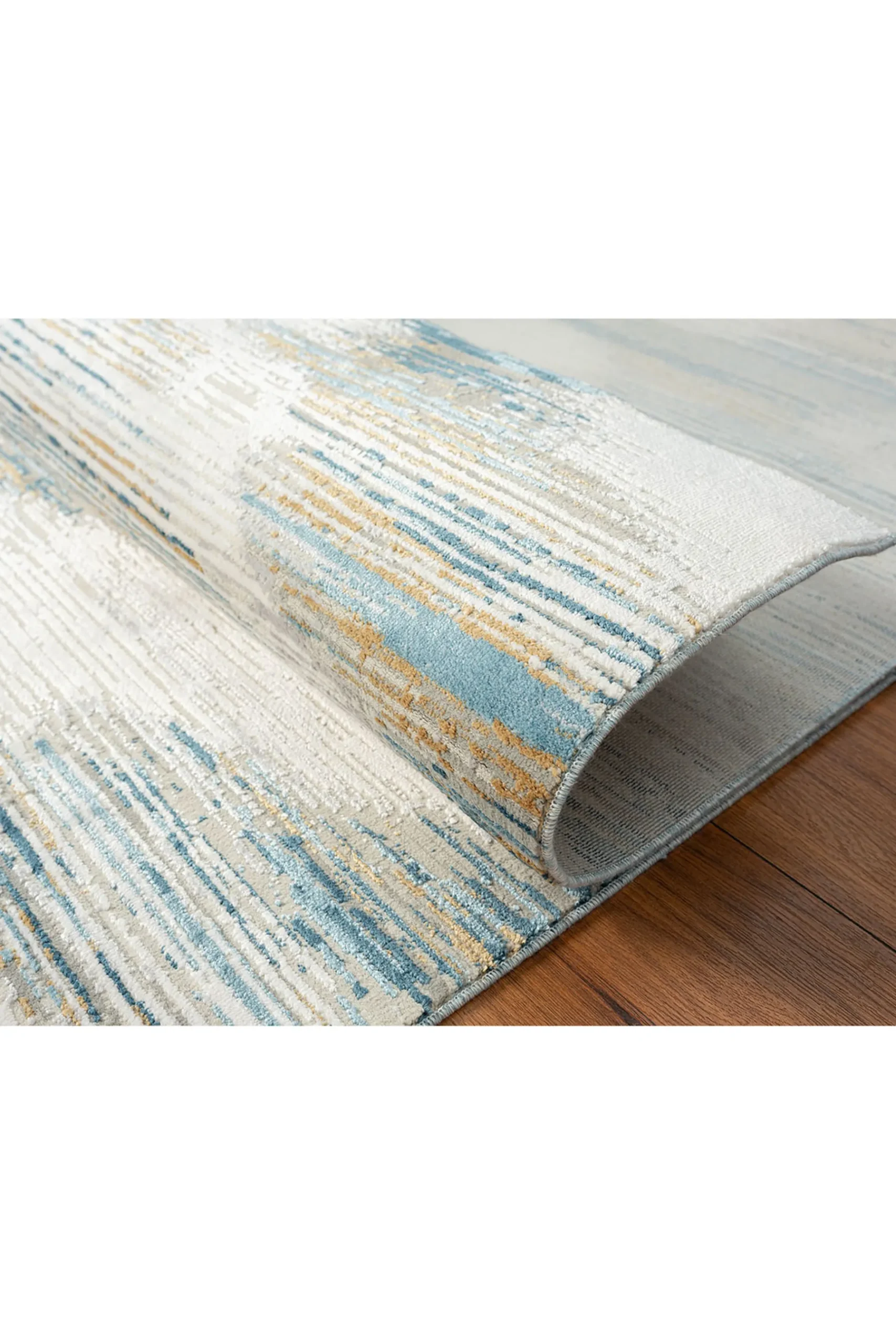 Natori Rugs-Bliss- Ikat Blue/Grey Rug