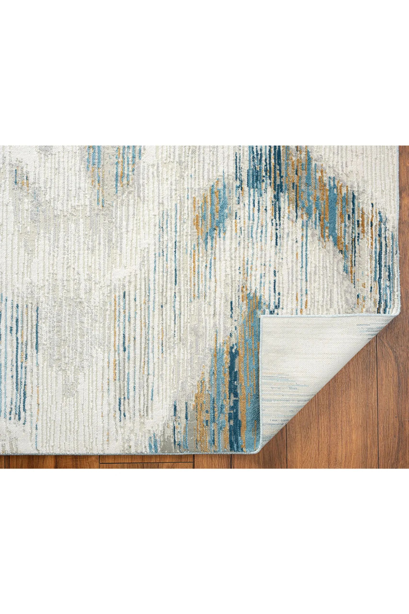 Natori Rugs-Bliss- Ikat Blue/Grey Rug
