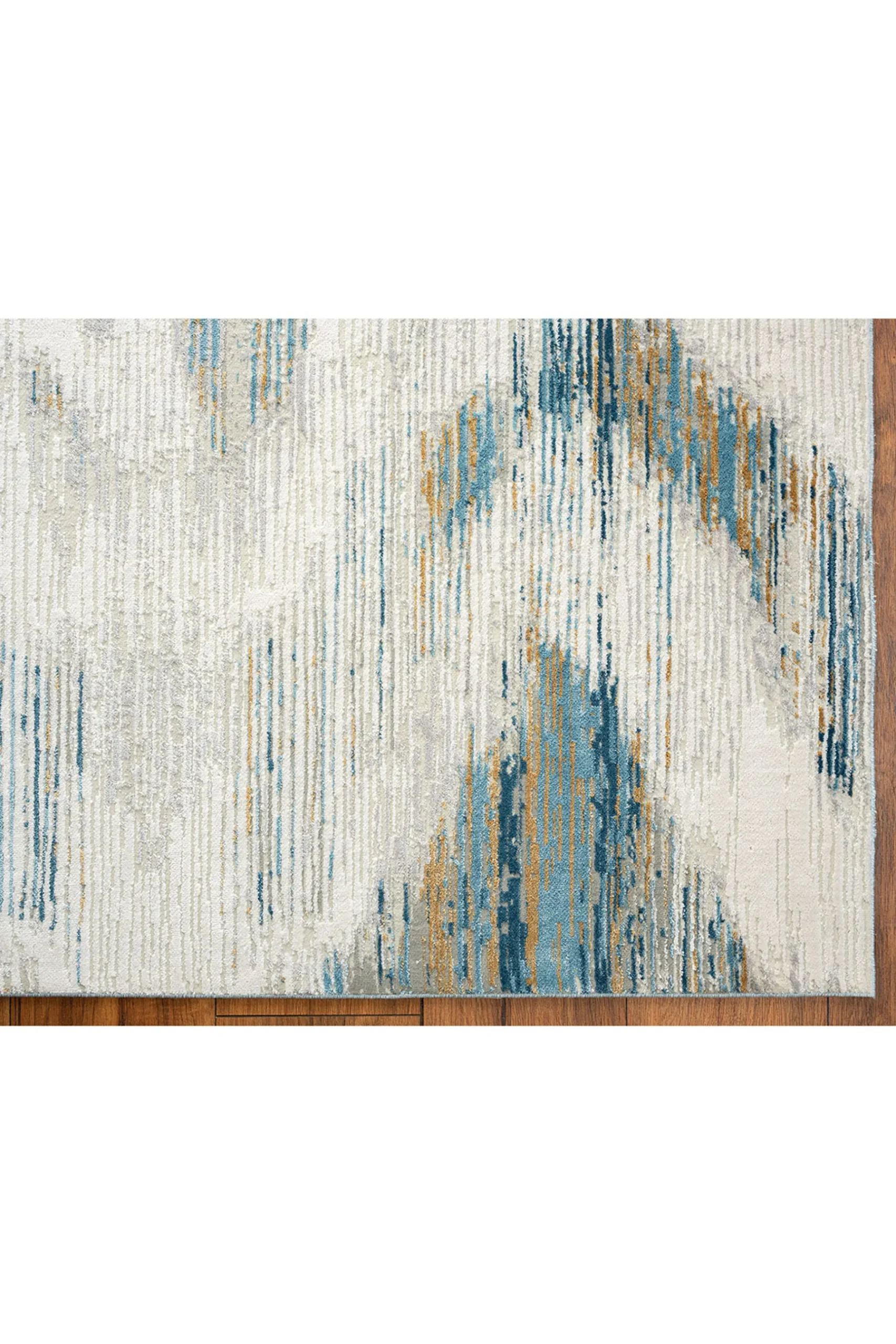 Natori Rugs-Bliss- Ikat Blue/Grey Rug