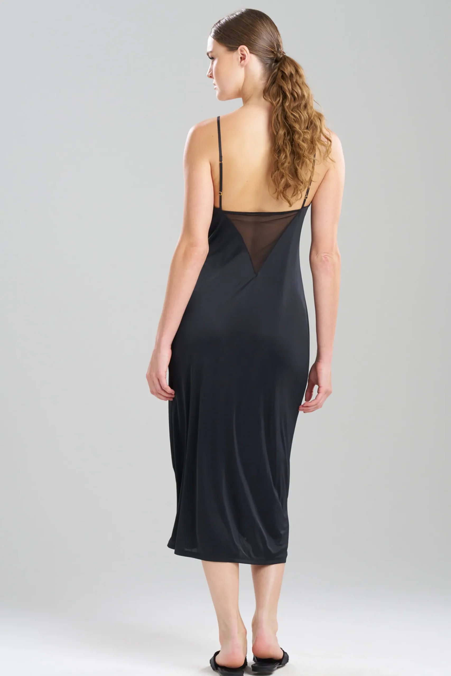 Natori Plus Sizes|Gowns-Body Doubles Mesh Gown