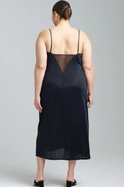 Natori Plus Sizes|Gowns-Body Doubles Mesh Gown