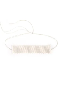 Natori Belts-Bone Small Beaded Belt