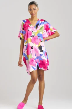 Natori Sleepshirts-Bonita Satin Sleepshirt