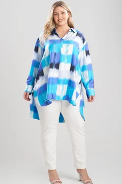 Natori Tops, Shirts & Tunics-Boro-Cotton Silk Oversized Shirt
