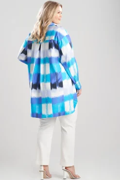 Natori Tops, Shirts & Tunics-Boro-Cotton Silk Oversized Shirt