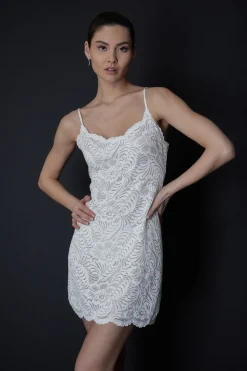 Natori Chemises|Bridal Chemises-Bridal Allover Lace Chemise