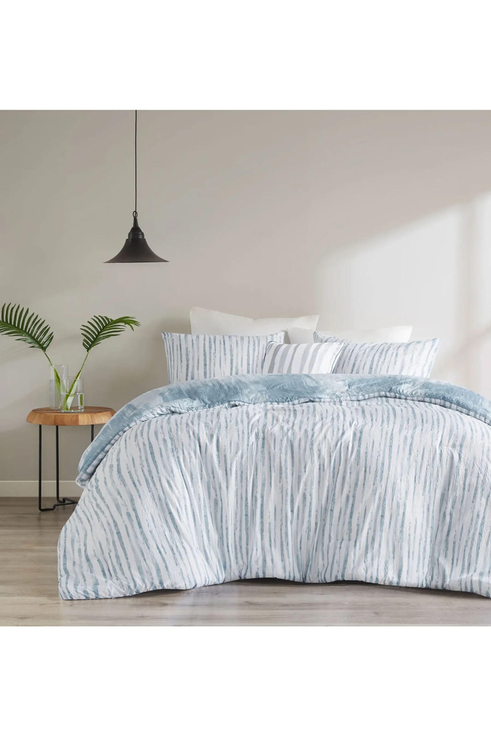 Natori Bedding-Brushstroke 4 Piece Comforter Mini Set