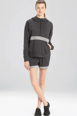 Natori Jackets & Hoodies|Athleisure-Chi Half Zip Hoodie