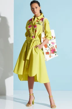 Natori Bags-Chikayo Embroidered Canvas Tote Bag