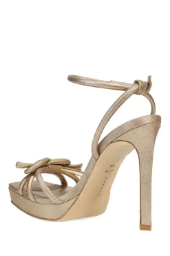 Natori Pumps-Chizu Suede Knotted Bow Platform Heel