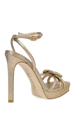 Natori Pumps-Chizu Suede Knotted Bow Platform Heel