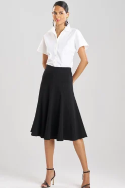 Natori Pants, Skirts & Shorts|Knitwear-Compact Knit Flair Skirt