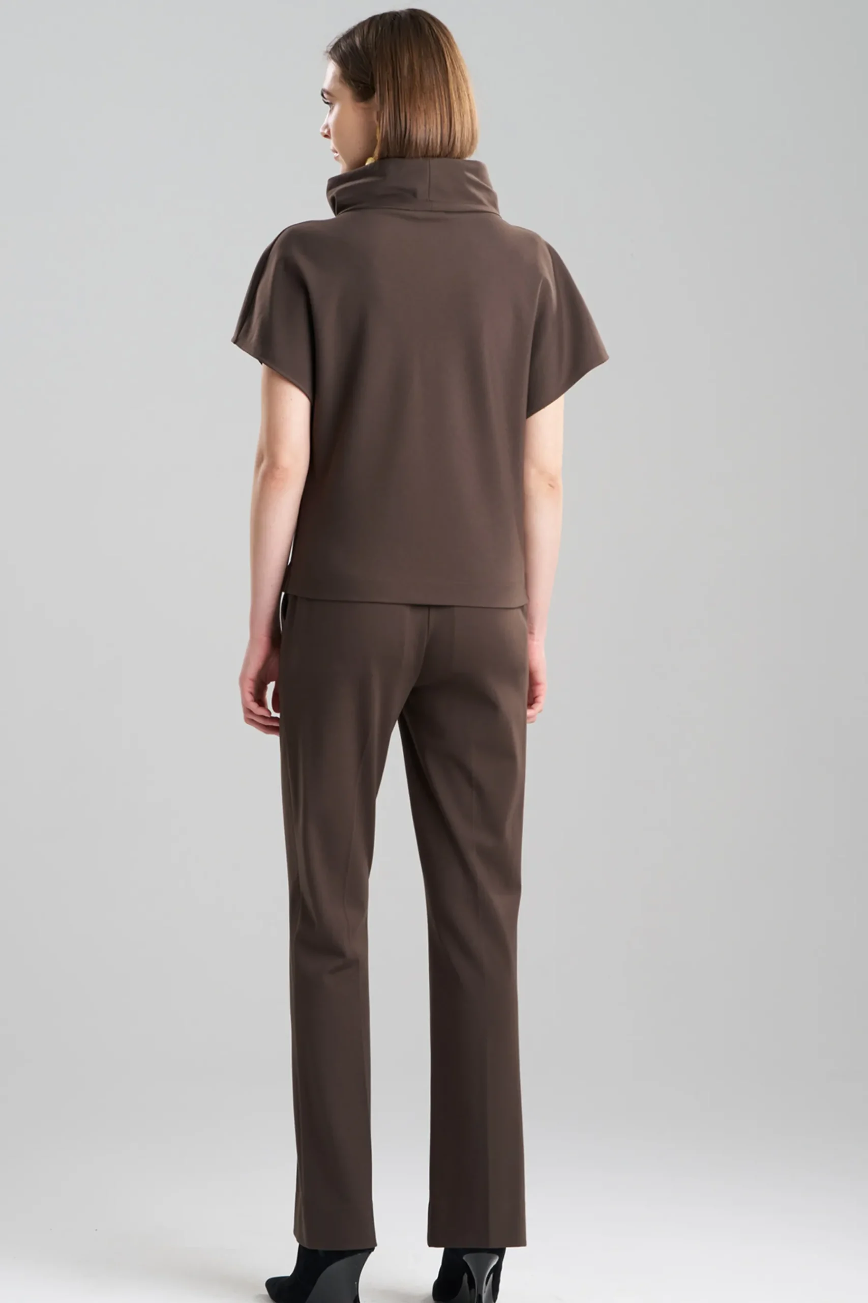 Natori Tops, Shirts & Tunics-Compact Knit Wedge Funnel Top