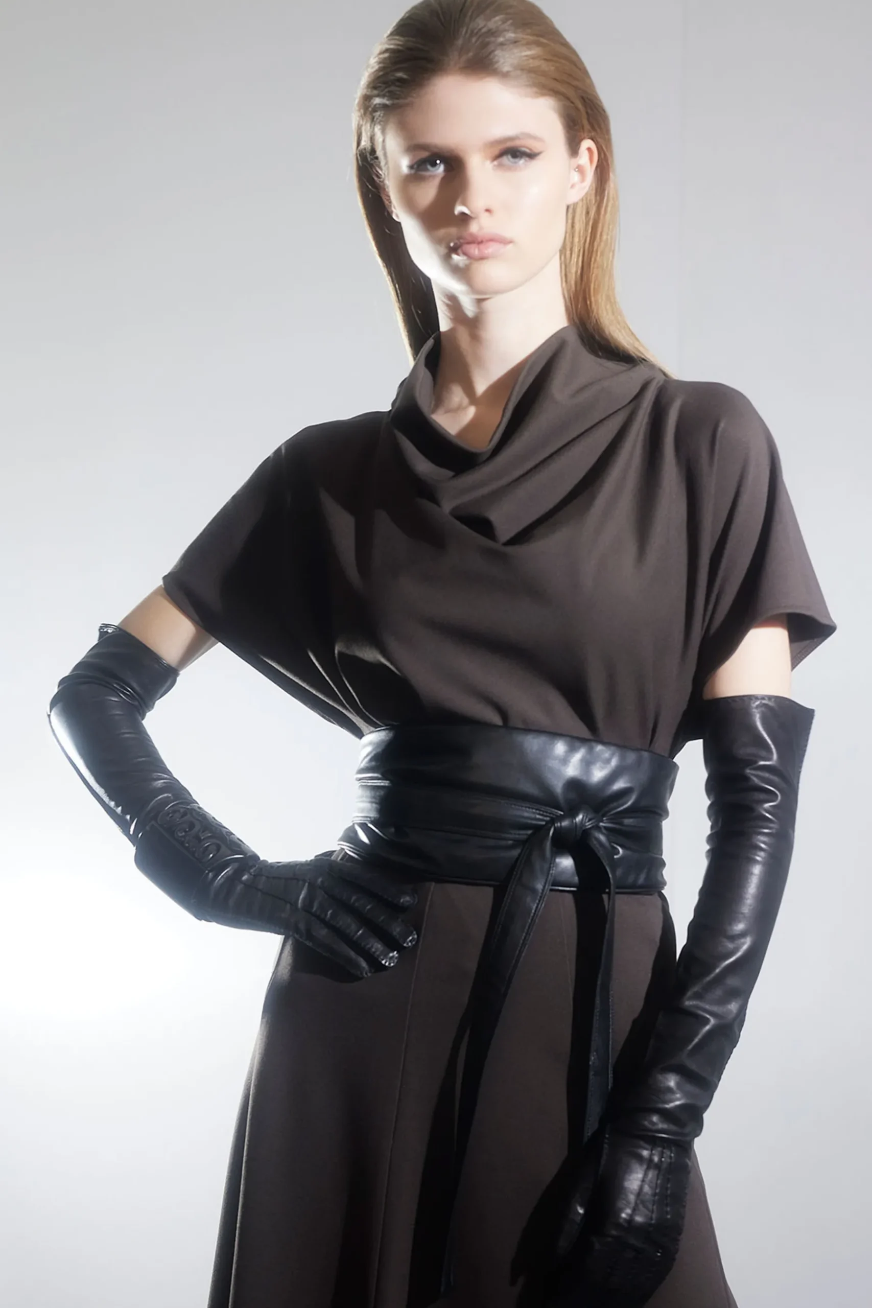 Natori Tops, Shirts & Tunics-Compact Knit Wedge Funnel Top
