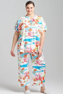Natori Plus Sizes|Pajama Sets-Coral Reef PJ