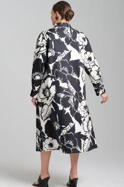 Natori Dresses|Plus Sizes-Cote D'Azur Cotton Chino Oversized Shirtdress