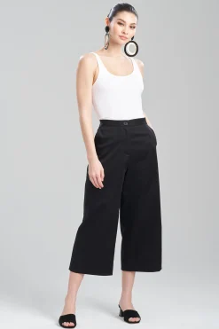 Natori Essentials|Pants, Skirts & Shorts-Cotton Chino Cropped Pants