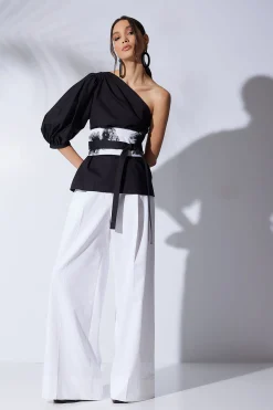 Natori Bridal Shower Outfits|Pants, Skirts & Shorts-Cotton Chino Full Trouser Pants