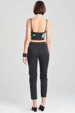 Natori Bustiers & Camis-Cotton Chino Junko Embroidery Bustier
