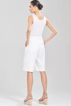 Natori Bridal Shower Outfits|Plus Sizes-Cotton Chino Shorts