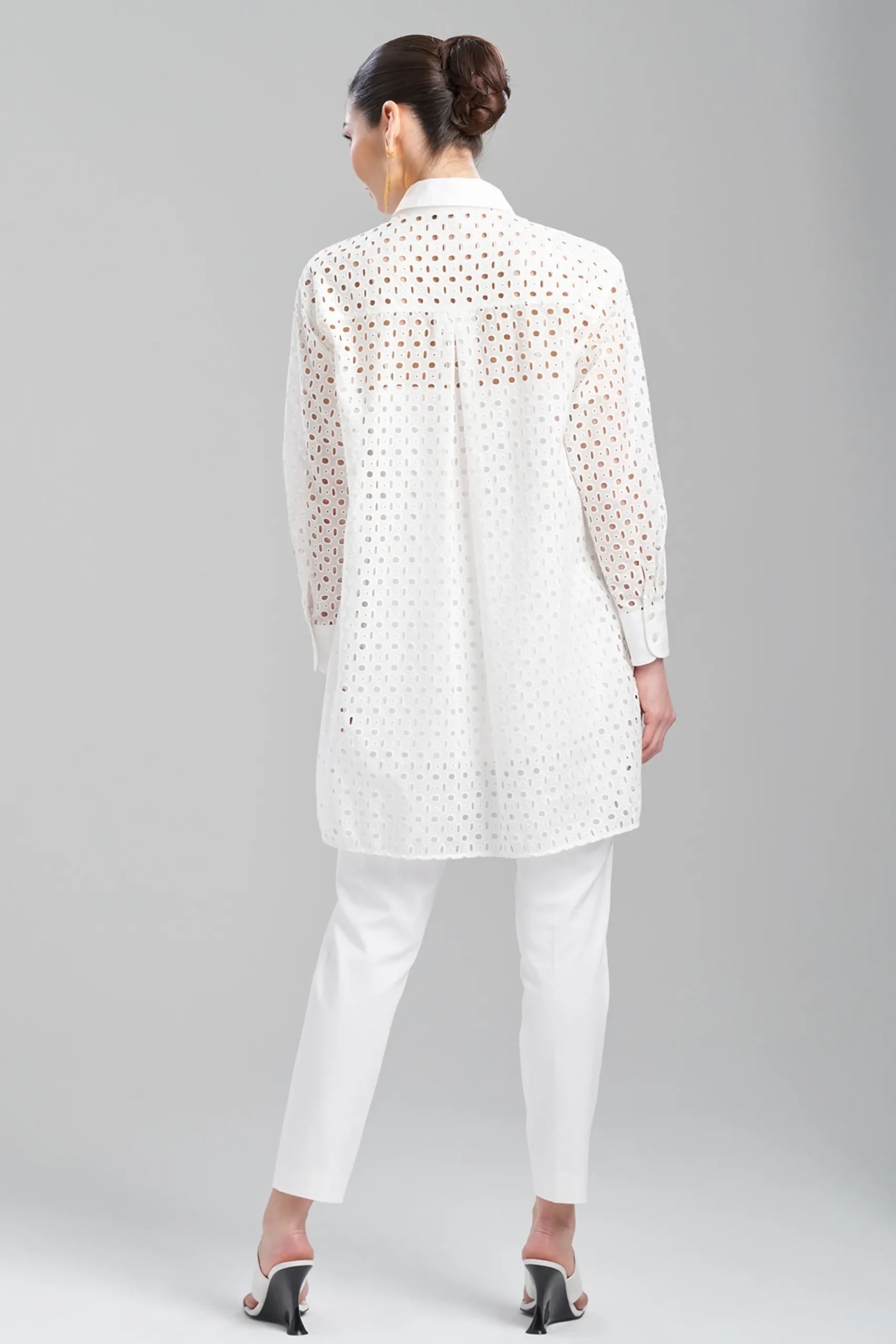 Natori Tops, Shirts & Tunics-Cotton Eyelet Oversized Top