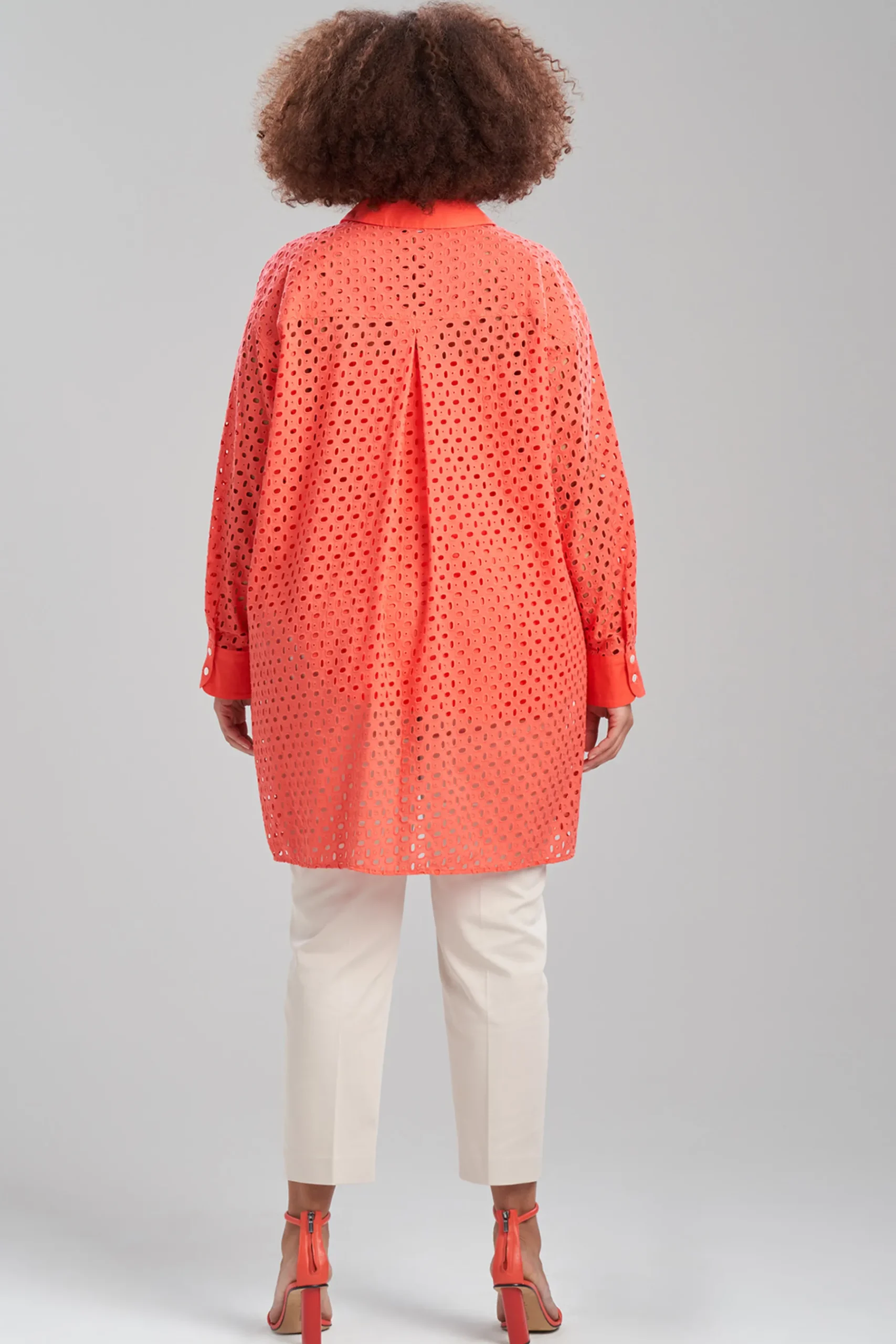 Natori Tops, Shirts & Tunics-Cotton Eyelet Oversized Top