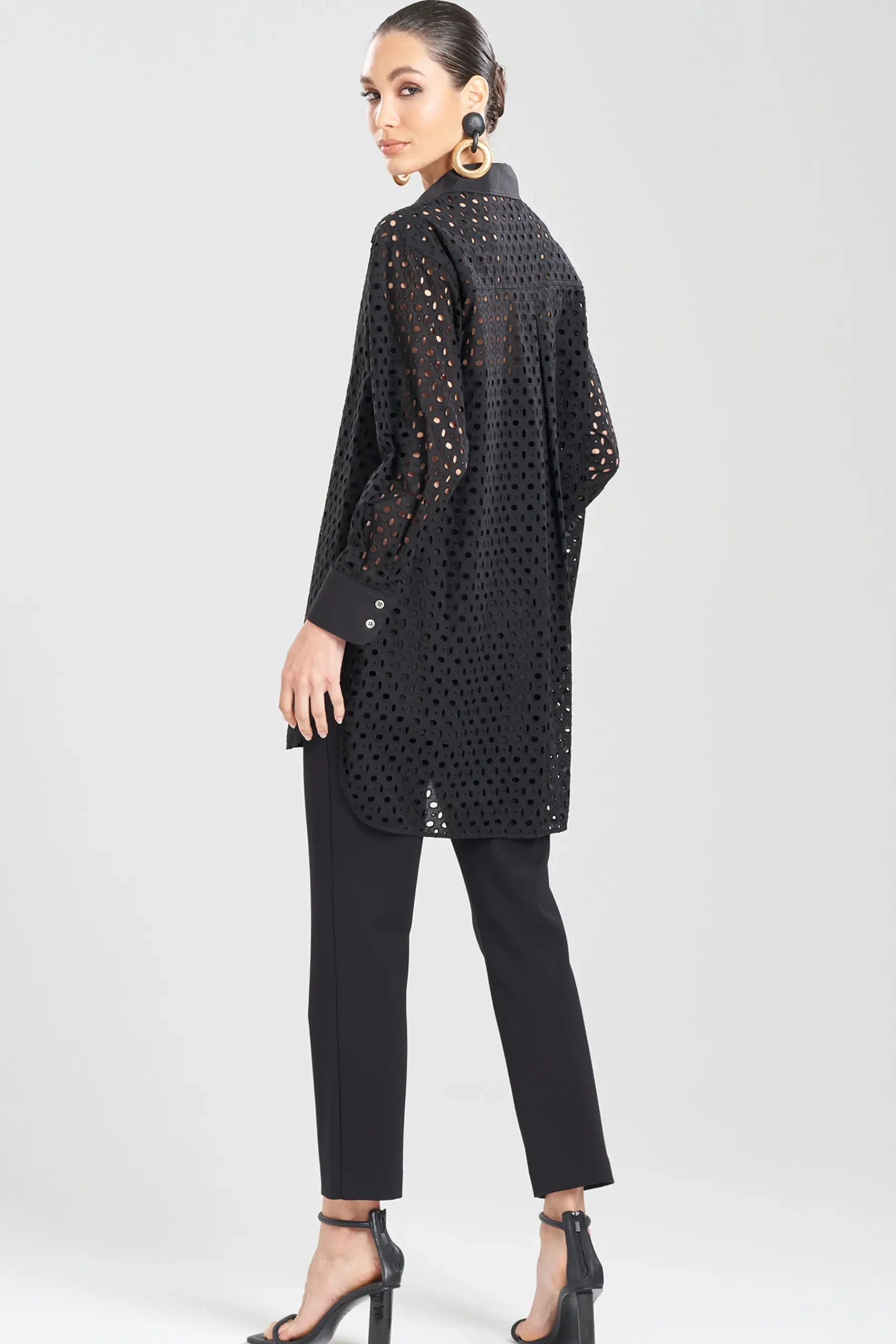 Natori Tops, Shirts & Tunics-Cotton Eyelet Oversized Top