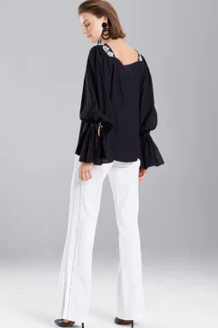 Natori Tops, Shirts & Tunics-Cotton Like Grosgrain Top